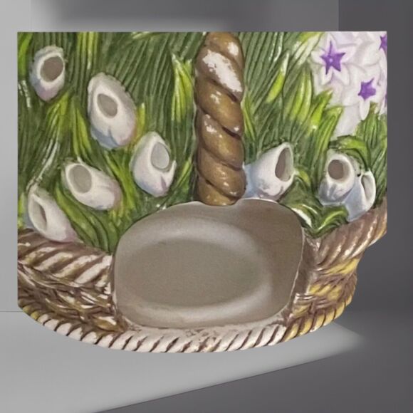 Partylite Tealight Holder Floral Bouquet P7747  Retired 8” x 5” - Picture 5 of 8